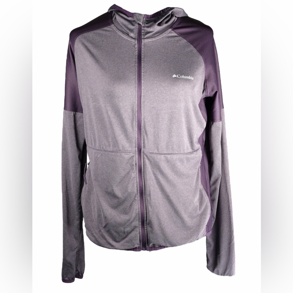 Columbia Women’s Hooded Performance Jacket – Plum Purple – Size L - Picture 5 of 17